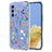 Samsung Galaxy S25 FE TPU-cover med blomstermønster - tusindfryd