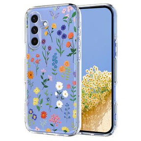 Samsung Galaxy S25 FE TPU-cover med blomstermønster - tusindfryd
