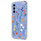 Samsung Galaxy S25 FE TPU-cover med blomstermønster - tusindfryd