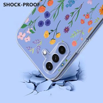 Samsung Galaxy S25 FE TPU-cover med blomstermønster - tusindfryd