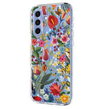 Samsung Galaxy S25 FE TPU-cover med blomstermønster - Liljer
