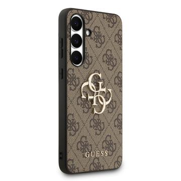 Samsung Galaxy S25 FE Guess 4G Big Metal Logo Hybrid Cover - Brun