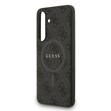 Samsung Galaxy S25 FE Guess 4G farvet ringcover - MagSafe-kompatibel - Sort