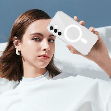 Samsung Galaxy S25 FE Hybrid Cover - MagSafe Kompatibel - Gennemsigtig