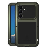 Samsung Galaxy S25 FE Love Mei Powerful Hybrid Cover - grøn