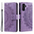 Samsung Galaxy S25 FE Mandala Series Etui med Pung - Lilla