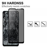 Samsung Galaxy S25 FE Privacy Full Cover Skærmbeskytter Hærdet Glas - Sort Kant