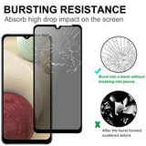 Samsung Galaxy S25 FE Privacy Full Cover Skærmbeskytter Hærdet Glas - Sort Kant