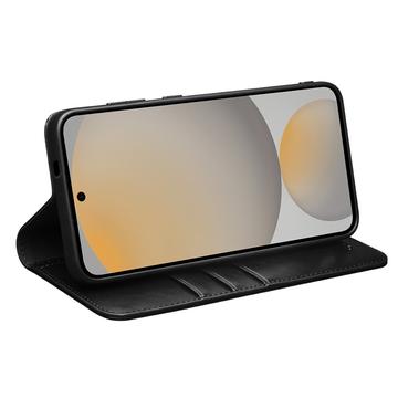 Samsung Galaxy S25 FE Qialino Classic Læderpung - Sort