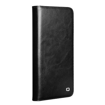 Samsung Galaxy S25 FE Qialino Classic Læderpung - Sort