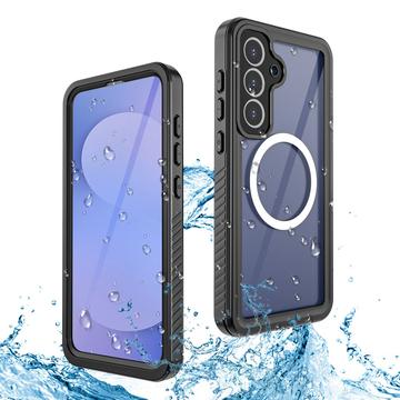 Samsung Galaxy S25 FE Redpepper IP68 Magnetisk Vandtæt Cover - Sort
