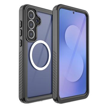Samsung Galaxy S25 FE Redpepper IP68 Magnetisk Vandtæt Cover - Sort