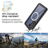 Samsung Galaxy S25 FE Redpepper IP68 Magnetisk Vandtæt Cover - Sort
