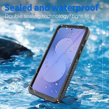 Samsung Galaxy S25 FE Redpepper IP68 Magnetisk Vandtæt Cover - Sort