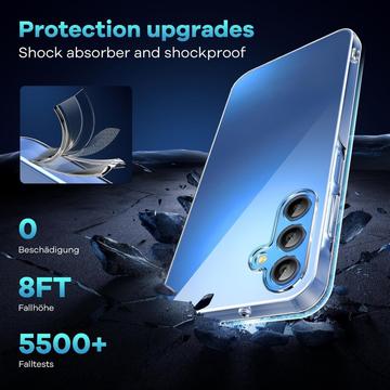 Samsung Galaxy S25 FE Saii 2-i-1 TPU Cover & Hærdet Glas