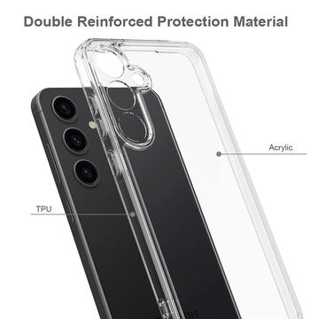 Samsung Galaxy S25 FE Ridsefast Hybrid Cover - Gennemsigtig