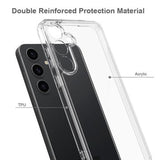 Samsung Galaxy S25 FE Ridsefast Hybrid Cover - Gennemsigtig