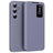 Samsung Galaxy S25 FE Smart Clear View Flip etui med kortplads - grå-lilla