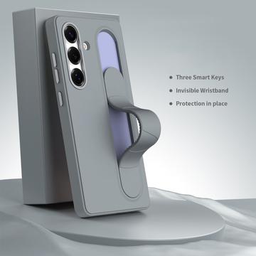 Samsung Galaxy S25 FE Smart hybrid cover med stående greb - mørkegrå