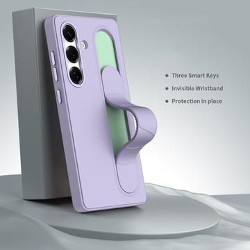 Samsung Galaxy S25 FE Smart hybrid cover med stående greb - Lilla