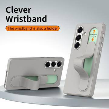 Samsung Galaxy S25 FE Smart hybrid cover med stående greb - Titaniumgrå