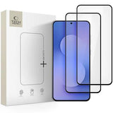 Samsung Galaxy S25 FE Tech-Protect Glass Fit+ Skærmbeskyttelse Hærdet Glas - 2 stk. - Sort