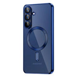 Samsung Galaxy S25 FE Tech-Protect MagFlex Cover - MagSafe-kompatibelt - Klar / Navy Blå