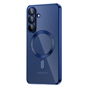 Samsung Galaxy S25 FE Tech-Protect MagFlex Cover - MagSafe-kompatibelt - Klar / Navy Blå