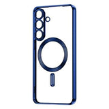 Samsung Galaxy S25 FE Tech-Protect MagFlex Cover - MagSafe-kompatibelt - Klar / Navy Blå
