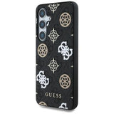 Samsung Galaxy S25 Guess 4G Printed Colored Peony Pattern MagSafe Cover - Sort