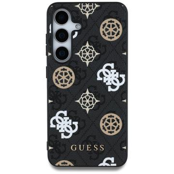 Samsung Galaxy S25 Guess 4G Printed Colored Peony Pattern MagSafe Cover - Sort
