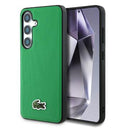 Samsung Galaxy S25 Lacoste Iconic Petit Pique Woven Logo Cover - MagSafe-kompatibel - Grøn