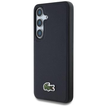 Samsung Galaxy S25 Lacoste Iconic Petit Pique Woven Logo Cover - MagSafe-kompatibel - marineblå