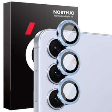 Samsung Galaxy S25 Northjo kameralinsebeskyttelsessæt - blå
