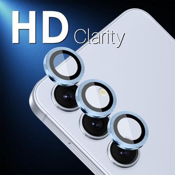 Samsung Galaxy S25 Northjo kameralinsebeskyttelsessæt - blå