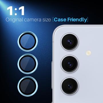 Samsung Galaxy S25 Northjo kameralinsebeskyttelsessæt - blå