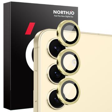 Samsung Galaxy S25 Northjo kameralinsebeskyttelsessæt - guld
