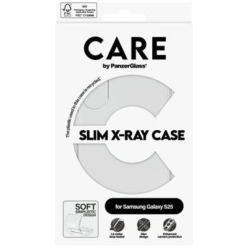 Samsung Galaxy S25 PanzerGlass Care Fashion Slim X-Ray-Cover - Gennemsigtig
