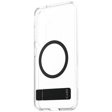 Samsung Galaxy S25 PanzerGlass Care Kickstand Cover - MagSafe-kompatibel - Klar / Sort