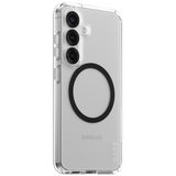 Samsung Galaxy S25 PanzerGlass Care Urban Combat Cover - MagSafe-kompatibel - Gennemsigtig / Sort