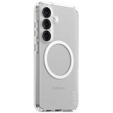 Samsung Galaxy S25 PanzerGlass Care Urban Combat Cover - MagSafe-kompatibel - Hvid / Gennemsigtig