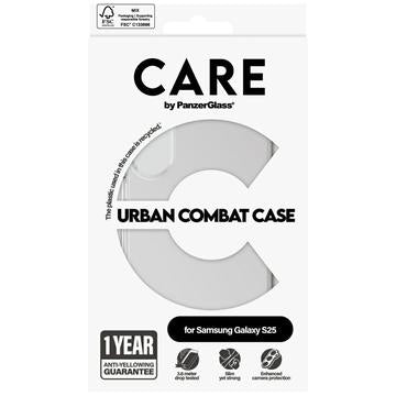 Samsung Galaxy S25 PanzerGlass Care Urban Combat Cover - Gennemsigtig