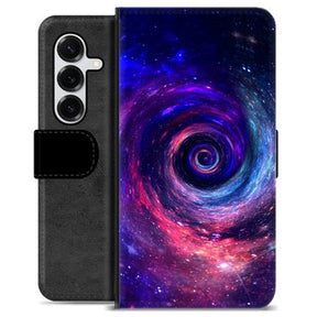 Samsung Galaxy S25+ Premium Flip Cover med Pung - Galakse