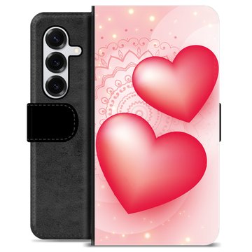 Samsung Galaxy S25+ Premium Flip Cover med Pung - Kærlighed