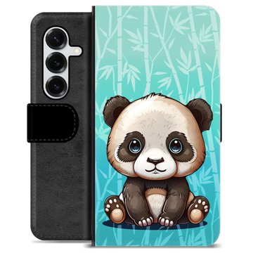 Samsung Galaxy S25+ Premium Flip Cover med Pung - Panda