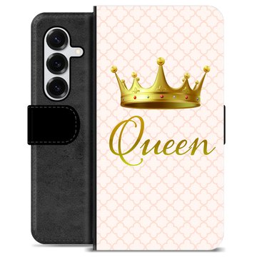 Samsung Galaxy S25+ Premium Flip Cover med Pung - Dronning