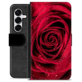 Samsung Galaxy S25+ Premium Flip Cover med Pung - Rose