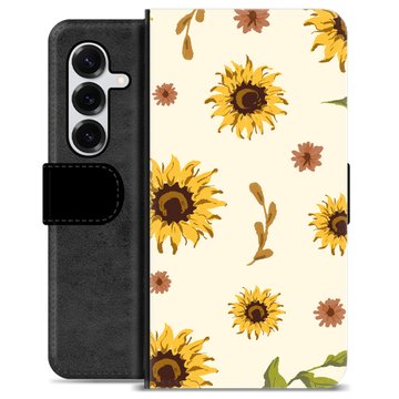 Samsung Galaxy S25+ Premium Flip Cover med Pung - Solsikke