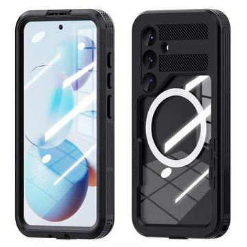 Samsung Galaxy S25 Redpepper IP68 Magnetisk Vandtæt Etui - Sort