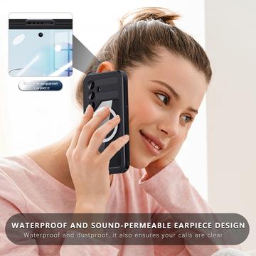 Samsung Galaxy S25 Redpepper IP68 Magnetisk Vandtæt Etui - Sort